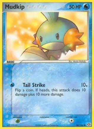 Mudkip 056 - Reverse Holofoil Emerald - Common