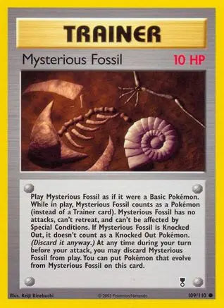 Mysterious Fossil/110 Legendary Collection - Common