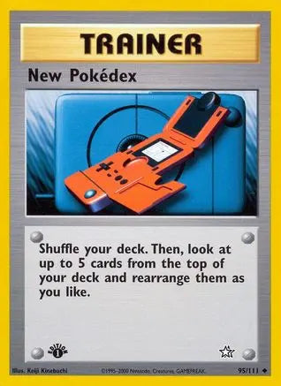 New Pokedex 095 - 1st Edition Neo Genesis - Uncommon