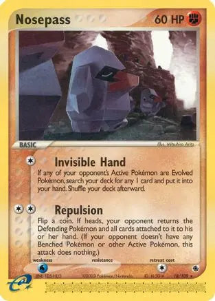 Nosepass Ruby and Sapphire - Rare