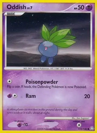 Oddish (112) - Reverse Holofoil Legends Awakened - Common