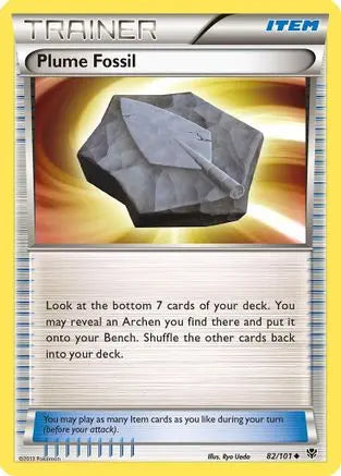 Plume Fossil/101 - Reverse Holofoil Plasma Blast - Uncommon
