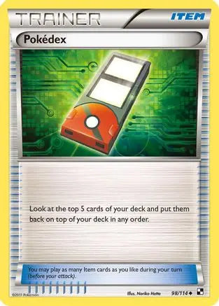 Pokedex 098 Black and White - Uncommon
