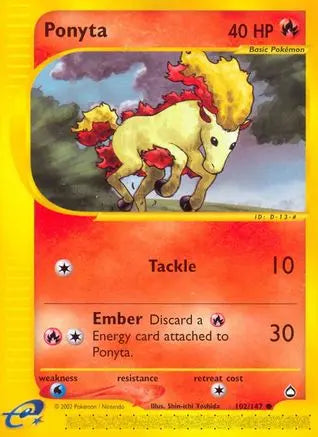 Ponyta - Reverse Holofoil Aquapolis - Common