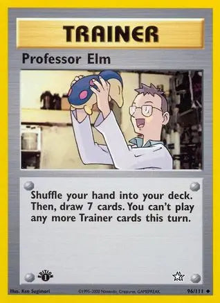 Professor Elm 096 - 1st Edition Neo Genesis - Uncommon