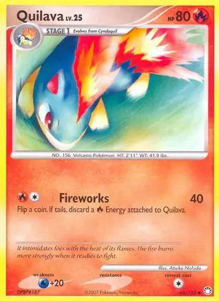 Quilava - Reverse Holofoil Mysterious Treasures - Uncommon