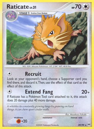 Raticate 029 - Reverse Holofoil Arceus - Rare Arceus Pokemon Single Squirtle Squad Card Shop.