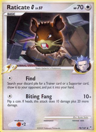 Raticate G Supreme Victors - Uncommon Supreme Victors Pokemon Single Squirtle Squad Card Shop.