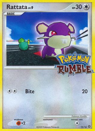 Rattata Rumble - Promo Rumble Pokemon Single Squirtle Squad Card Shop.