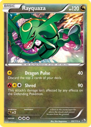 Rayquaza 093 - Holofoil Legendary Treasures - Holo Rare Legendary Treasures Pokemon Single Squirtle Squad Card Shop.