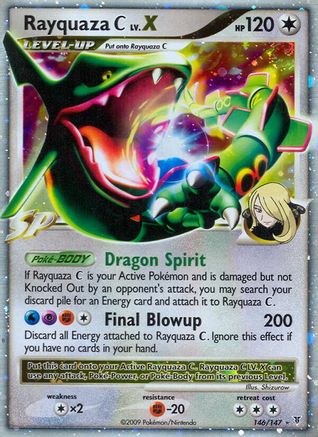 Rayquaza C Lv.X - Holofoil Supreme Victors - Ultra Rare Supreme Victors Pokemon Single Squirtle Squad Card Shop.