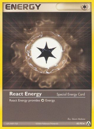 React Energy 082/92 Legend Maker - Uncommon Legend Maker Pokemon Single Squirtle Squad Card Shop.