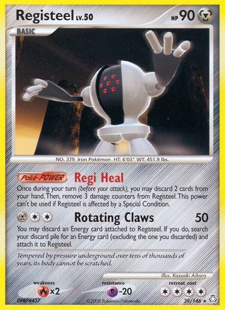 Registeel - Reverse Holofoil Legends Awakened - Rare Legends Awakened Pokemon Single Squirtle Squad Card Shop.
