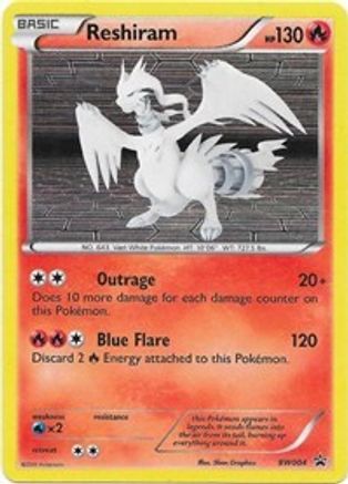 Reshiram BW004 - Holofoil Black and White Promos - Promo Black and White Promos Pokemon Single Squirtle Squad Card Shop.