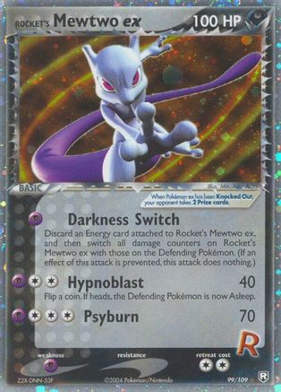 Rocket's Mewtwo ex 099 Team Rocket Returns - Ultra Rare Team Rocket Returns Pokemon Single Squirtle Squad Card Shop.