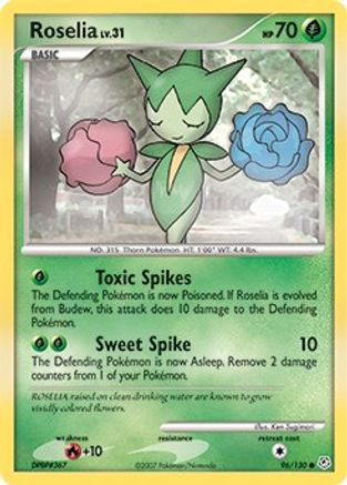 Roselia 096 Diamond and Pearl - Common Diamond and Pearl Pokemon Single Squirtle Squad Card Shop.