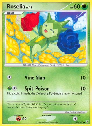 Roselia - Reverse Holofoil Supreme Victors - Common Supreme Victors Pokemon Single Squirtle Squad Card Shop.