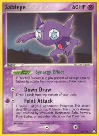 Sableye 022 Power Keepers - Rare