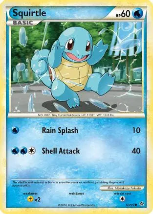 Squirtle 063 - Reverse Holofoil Unleashed - Common