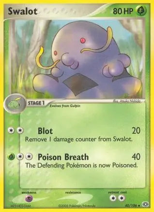 Swalot - Reverse Holofoil Emerald - Uncommon