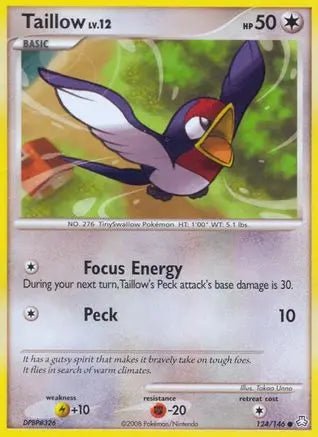Taillow - Reverse Holofoil Legends Awakened - Common