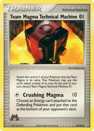 Team Magma Technical Machine 01 Team Magma vs Team Aqua - Uncommon