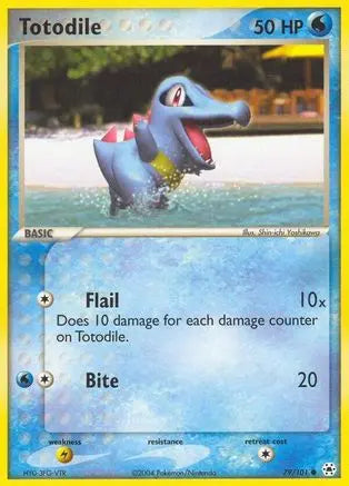 Totodile 079 - Reverse Holofoil Hidden Legends - Common