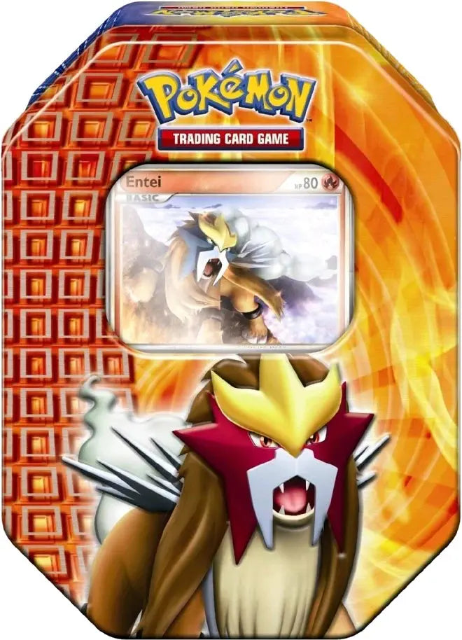 HeartGold & Soulsilver - Collector's Sealed Tin (Entei) Squirtle Squad Card Shop. Squirtle Squad Card Shop.