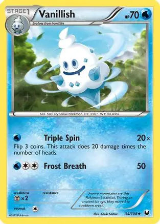 Vanillish - Reverse Holofoil Dark Explorers - Uncommon