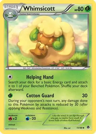 Whimsicott (11) Emerging Powers - Uncommon
