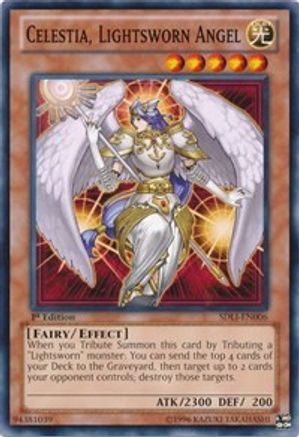 Celestia, Lightsworn Angel (SDLI-EN006) - Structure Deck: Realm of Light 1st Edition Structure Deck: Realm of Light Yugioh Single Squirtle Squad Card Shop.