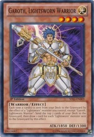 Garoth, Lightsworn Warrior (SDLI-EN009) - Structure Deck: Realm of Light 1st Edition Structure Deck: Realm of Light Yugioh Single Squirtle Squad Card Shop.