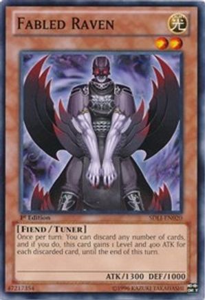 Fabled Raven (SDLI-EN020) - Structure Deck: Realm of Light 1st Edition Structure Deck: Realm of Light Yugioh Single Squirtle Squad Card Shop.