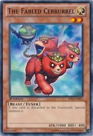 The Fabled Cerburrel (SDLI-EN021) - Structure Deck: Realm of Light 1st Edition Structure Deck: Realm of Light Yugioh Single Squirtle Squad Card Shop.