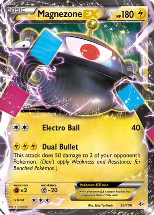 Magnezone EX 035 - Holofoil XY Flashfire - Ultra Rare XY - Flashfire Pokemon Single Squirtle Squad Card Shop.