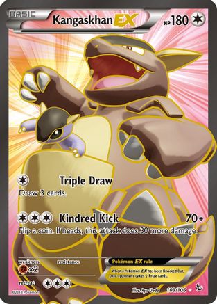Kangaskhan EX (103 Full Art) 103 - Holofoil XY Flashfire - Ultra Rare