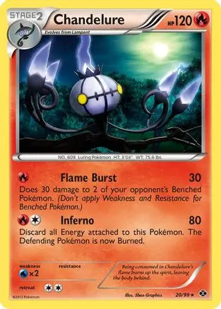 Chandelure 020 - Holofoil Next Destinies - Holo Rare Next Destinies Pokemon Single Squirtle Squad Card Shop.