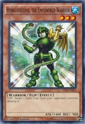 Hydrotortoise, the Empowered Warrior (YS14-EN015) - Super Starter: Space-Time Showdown 1st Edition Super Starter: Space-Time Showdown Yugioh Single Squirtle Squad Card Shop.