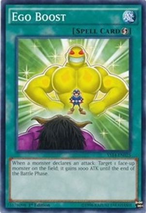 Ego Boost (YS14-EN025) - Super Starter: Space-Time Showdown 1st Edition Super Starter: Space-Time Showdown Yugioh Single Squirtle Squad Card Shop.