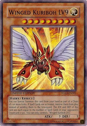 Winged Kuriboh LV9 (YG03-EN001) - Yu-Gi-Oh! GX Manga Promotional Cards Limited Yu-Gi-Oh! GX Manga Promotional Cards Yugioh Single Squirtle Squad Card Shop.