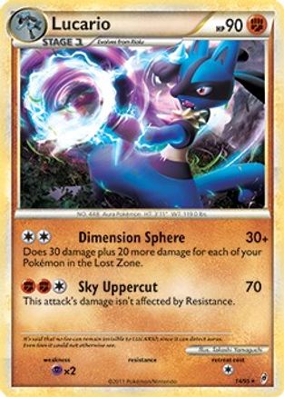 Lucario - 14/95 (Call of Legends)/095 Deck Exclusives - Rare Deck Exclusives Pokemon Single Squirtle Squad Card Shop.