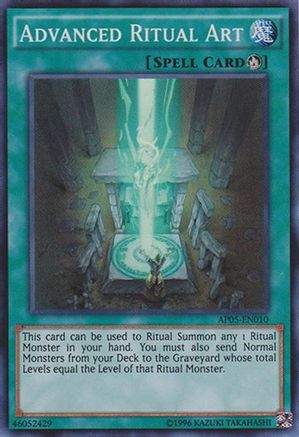 Advanced Ritual Art (AP05-EN010) - Astral Pack 5 Unlimited Astral Pack 5 Yugioh Single Squirtle Squad Card Shop.