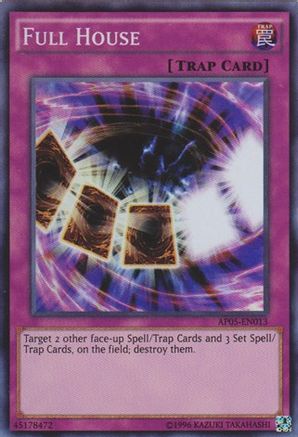 Full House (AP05-EN013) - Astral Pack 5 Unlimited Astral Pack 5 Yugioh Single Squirtle Squad Card Shop.