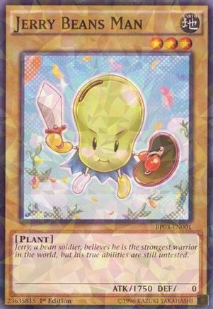 Jerry Beans Man (Shatterfoil) (BP03-EN001) - Battle Pack 3: Monster League 1st Edition Battle Pack 3: Monster League Yugioh Single Squirtle Squad Card Shop.