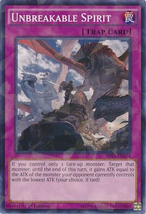 Unbreakable Spirit (Shatterfoil) (BP03-EN234) - Battle Pack 3: Monster League 1st Edition Battle Pack 3: Monster League Yugioh Single Squirtle Squad Card Shop.