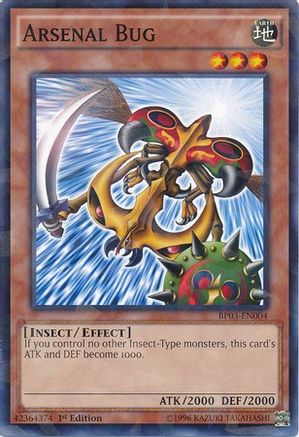 Arsenal Bug (Shatterfoil) (BP03-EN004) - Battle Pack 3: Monster League 1st Edition Battle Pack 3: Monster League Yugioh Single Squirtle Squad Card Shop.