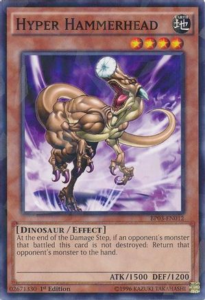 Hyper Hammerhead (Shatterfoil) (BP03-EN012) - Battle Pack 3: Monster League 1st Edition Battle Pack 3: Monster League Yugioh Single Squirtle Squad Card Shop.