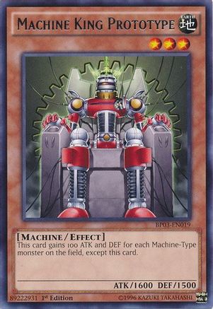 Machine King Prototype (BP03-EN019) - Battle Pack 3: Monster League 1st Edition Battle Pack 3: Monster League Yugioh Single Squirtle Squad Card Shop.