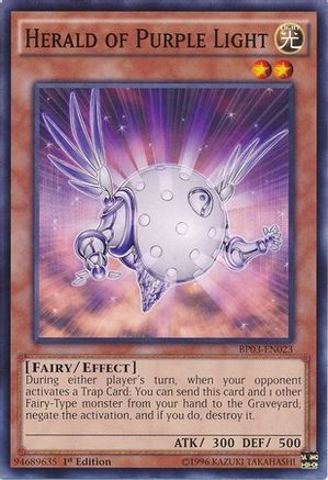 Herald of Purple Light (BP03-EN023) - Battle Pack 3: Monster League 1st Edition Battle Pack 3: Monster League Yugioh Single Squirtle Squad Card Shop.