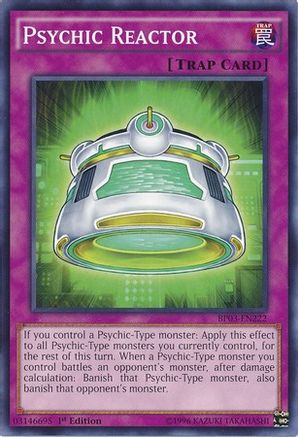 Psychic Reactor (BP03-EN222) - Battle Pack 3: Monster League 1st Edition Battle Pack 3: Monster League Yugioh Single Squirtle Squad Card Shop.